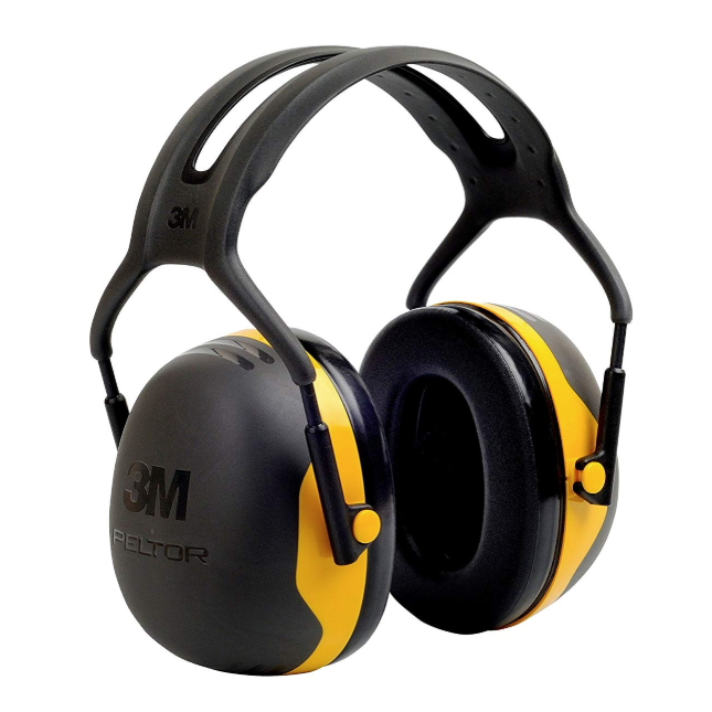 3M X2A PELTOR X2 Earmuffs, 24 dB, Yellow/Black